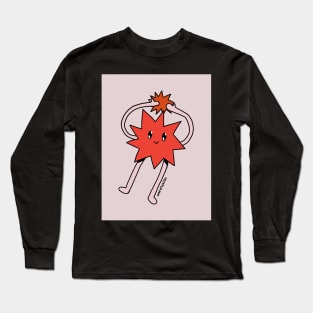 Silly Little Guy | Red Version Long Sleeve T-Shirt